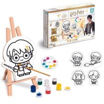 Kit Pintura Infantil Em Madeira Harry Potter - Nig - Nig Brinquedos