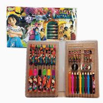 Kit Pintura Infantil Filme Encanto Disney c/ 42 Peças Toyng