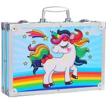 Kit Pintura Kit de Desenho para Arte Infantil Com Estojo Unicórnio 145 Peças - Toys Import J24113255 Kit Pintura Kit de Desenho para Arte Infantil Com Estojo Unicórnio 145 Peças - Toys Import J24113255