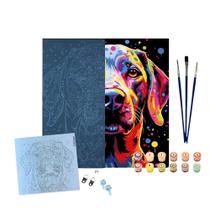 Kit Pintura Numerada Arte Terapia 30X30cm My Dog Kit Pintura Numerada Arte Terapia 30X30cm My Dog