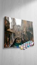 Kit Pintura Numerada Artística Canal Veneza Completo Kit Pintura Numerada Artística Canal Veneza Completo