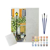 Kit Pintura Numerada Terapêutica 40X50cm Cotidiano