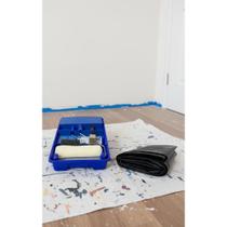 Kit Pintura Parede: Rolo Lã 23cm, Bandeja, Espuma, Pincel e Kit Pintura Parede: Rolo Lã 23cm, Bandeja, Espuma, Pincel e
