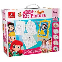 Kit Pintura Princesas Brincadeira de Criança