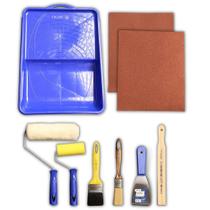 Kit Pintura Profissional Multiuso Tigre 10 Peças Rolo Tinta