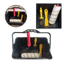 Kit Pintura Rolo Antigotas Caçamba 11L Uso Geral