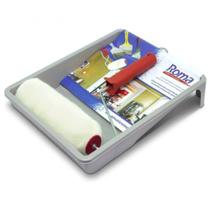 Kit Pintura Roma 64501 03 Peças Bandeja, Garfo e Rolo 23cm com 06 Kits - PINCEIS ROMA Kit Pintura Roma 64501 03 Peças Bandeja, Garfo e Rolo 23cm com 06 Kits - PINCEIS ROMA