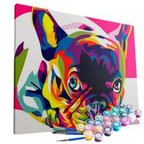 Kit Pintura Terapêutica - Bulldog Colorido