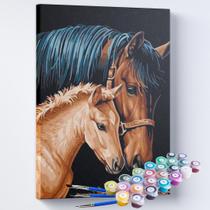 Kit Pintura Terapêutica - Cavalos Amor De Mãe