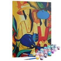 Kit Pintura Terapêutica - Mulheres Abstrata - Maue Art Store
