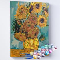 Kit Pintura Terapêutica - Os Girassóis De Van Gogh - Maue Art Store