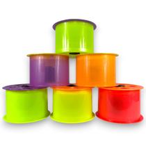 Kit Pipa 6 Carretilhas de Plástico Reforçado 21cm 8" Média