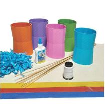 Kit Pipa com Porta Linha - 6 Varetas de Bambu - Kits For Kids