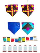 Kit Pipas Atacado 55un + 55 rabiolas + 55 rolo linha dezinho