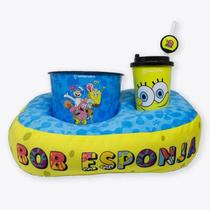 Kit Pipoca Infantil Balde E Copo Bob Esponja - Zona Criativa