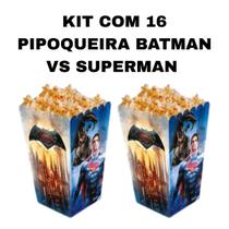 Kit pipoqueira batman vs superman c/16