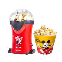 KIT PIPOQUEIRA ELÉTRICA MICKEY MOUSE DISNEY COM BALDE DE PIPOCA 127v MALLORY