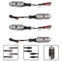 Kit Pisca Led Sequencial Stallion Dianteiro/Traseiro Cb 300 Xtz Xr 250 Ybr Cg 125/150
