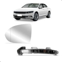 Kit pisca retrovisor passat 2016 a 2019 com lente e aquec esquerdo Kit pisca retrovisor passat 2016 a 2019 com lente e aquec esquerdo