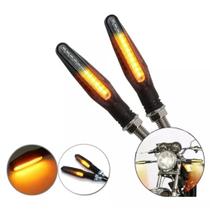 Kit Piscas Slim Moto Seta Led Sequencial Universal Palito