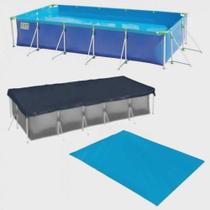 Kit Piscina 10.000 Litros Estrutural + Capa + Forro