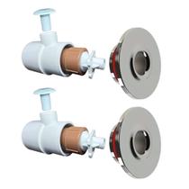 Kit Piscina 2 Dispositivo Hidromassagem - Premium Inox 316 Industek