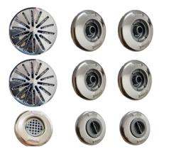 Kit Piscina 2 Ralos 316 50mm 4 Retornos 1 Nível 2 Aspirações