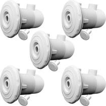 Kit Piscina 5 Dispositivos Hidromassagem 1 1/2" Vinil - Brustec Kit Piscina 5 Dispositivos Hidromassagem 1 1/2" Vinil - Brustec