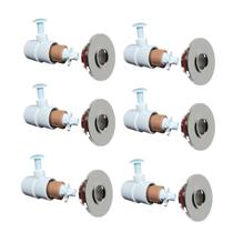 Kit Piscina 6 Dispositivo Hidromassagem - Premium Inox 316 Industek