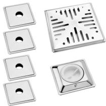 Kit Piscina Alvenaria 4 Retornos 1 Aspiração 1 Ralo Inox 304, Fundo ABS Quadrado Kit Piscina Alvenaria 4 Retornos 1 Aspiração 1 Ralo Inox 304, Fundo ABS Quadrado