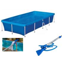 Kit Piscina de Armacao 3000l + Aspirador Venturi