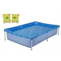 Kit Piscina de Armacao Infantil 1000l + Boia de Braco Verde