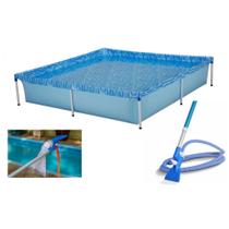 Kit Piscina de Armacao Infantil 1500 Litros + Aspirador Venturi