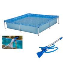 Kit Piscina de Armacao Infantil 1500 Litros + Aspirador Venturi