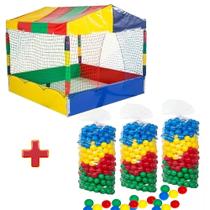 Kit Piscina de Bolinhas Quadrada 1,50m + 1500 Bolinhas - Rotoplay Brinquedos