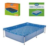 Kit Piscina Infantil 1000 Litros + Capa + Forro - Mor