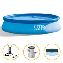 Kit Piscina Inflável 5.621 Litros + Filtro Capa Bomba Intex