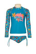 Kit Piscina/praia - Blusa Térmica Proteção Uv50+ E Biquíni