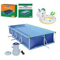 Kit Piscina Premium 5000 Litros Capa Forro Filtro Boia Inflável Infantil Animais - 110V Mor Kit Piscina Premium 5000 Litros Capa Forro Filtro Boia Inflável Infantil Animais - 110V Mor