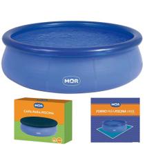 Kit Piscina Splash Fun 3400 litros MOR 2,70m - Borda Inflável