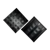 Kit Piso Tátil Classic Pvc 15 Direcional E 15 Alerta Preto