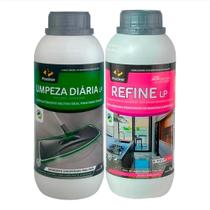 Kit Pisoclean Luster Brilho e Proteção Cera Especial Refine Tira Manchas Kit Pisoclean Luster Brilho e Proteção Cera Especial Refine Tira Manchas