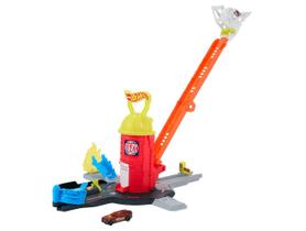 Kit Pista Hot Wheels City Corpo de Bombeiros Mattel Kit Pista Hot Wheels City Corpo de Bombeiros Mattel