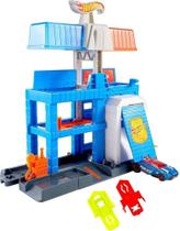 Kit Pista Hot Wheels City Torre de Polícia Mattel.