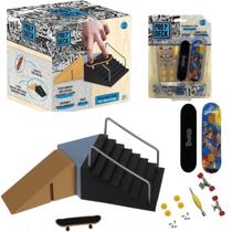 Kit Pista Skate De Dedo Prodeck Radical Com Skate Sortido