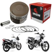 Kit pistão 1.00m anéis segmento e pino iron dafra riva 150 riva-150