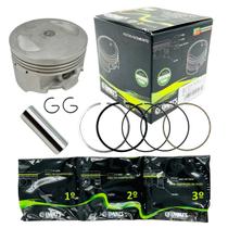 Kit Pistão 4mm 60,5mm Cg 125 Titan Fan Vareta 02 a 08 Pino13