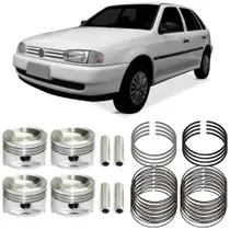 Kit Pistão Anéis 0.50 Gol G2 G3 Mi 1.0 8V 97 a 2005 Gasolina - Metal Leve Kit Pistão Anéis 0.50 Gol G2 G3 Mi 1.0 8V 97 a 2005 Gasolina - Metal Leve