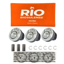 Kit Pistão Anéis Fiat Argo Mobi Uno Flex 1.0 Riosulense 040