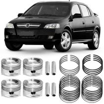Kit Pistão Anel 0.50 Astra Vectra Zafira 2.0 8V 2004 a 2012 Metal Leve SPA9730